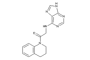 1-(3,4-dihydro-2H-quinolin-1-yl)-2-(9H-purin-6-ylamino)ethanone