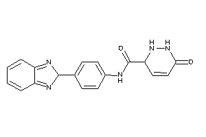 N-[4-(2H-benzimidazol-2-yl)phenyl]-6-keto-2,3-dihydro-1H-pyridazine-3-carboxamide