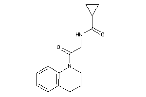 N-[2-(3,4-dihydro-2H-quinolin-1-yl)-2-keto-ethyl]cyclopropanecarboxamide