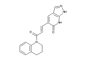 5-[3-(3,4-dihydro-2H-quinolin-1-yl)-3-keto-prop-1-enyl]-1,7-dihydropyrazolo[3,4-b]pyridin-6-one