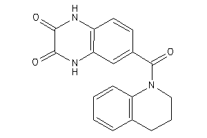 6-(3,4-dihydro-2H-quinoline-1-carbonyl)-1,4-dihydroquinoxaline-2,3-quinone