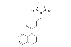 3-[4-(3,4-dihydro-2H-quinolin-1-yl)-4-keto-butyl]hydantoin