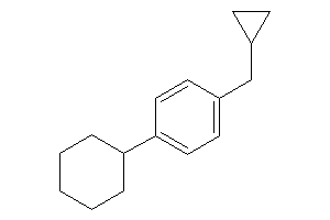 1-cyclohexyl-4-(cyclopropylmethyl)benzene