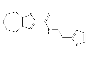 N-[2-(2-thienyl)ethyl]-5,6,7,8-tetrahydro-4H-cyclohepta[b]thiophene-2-carboxamide