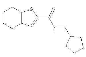 N-(cyclopentylmethyl)-4,5,6,7-tetrahydrobenzothiophene-2-carboxamide