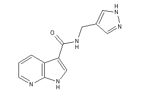 N-(1H-pyrazol-4-ylmethyl)-1H-pyrrolo[2,3-b]pyridine-3-carboxamide