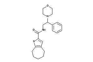 Image of N-(2-morpholino-2-phenyl-ethyl)-5,6,7,8-tetrahydro-4H-cyclohepta[b]thiophene-2-carboxamide