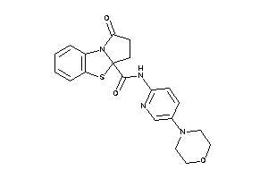 1-keto-N-(5-morpholino-2-pyridyl)-2,3-dihydropyrrolo[2,1-b][1,3]benzothiazole-3a-carboxamide