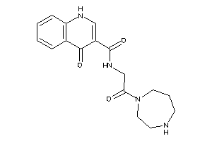 N-[2-(1,4-diazepan-1-yl)-2-keto-ethyl]-4-keto-1H-quinoline-3-carboxamide