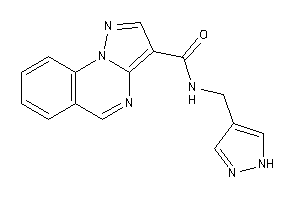 Image of N-(1H-pyrazol-4-ylmethyl)pyrazolo[1,5-a]quinazoline-3-carboxamide