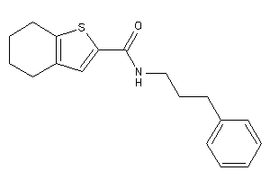 N-(3-phenylpropyl)-4,5,6,7-tetrahydrobenzothiophene-2-carboxamide