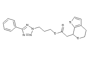 Image of 2-(5,7-dihydro-4H-thieno[2,3-c]pyran-7-yl)acetic Acid 3-(5-phenyltetrazol-2-yl)propyl Ester