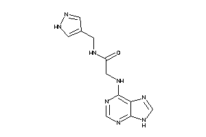 2-(9H-purin-6-ylamino)-N-(1H-pyrazol-4-ylmethyl)acetamide