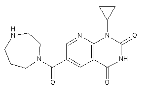 1-cyclopropyl-6-(1,4-diazepane-1-carbonyl)pyrido[2,3-d]pyrimidine-2,4-quinone