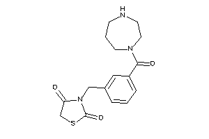 Image of 3-[3-(1,4-diazepane-1-carbonyl)benzyl]thiazolidine-2,4-quinone