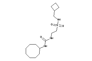 1-[2-(cyclobutylmethylsulfamoyl)ethyl]-3-cyclooctyl-urea