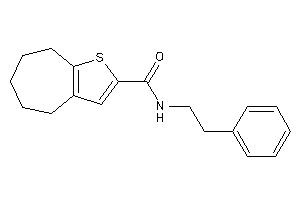 N-phenethyl-5,6,7,8-tetrahydro-4H-cyclohepta[b]thiophene-2-carboxamide