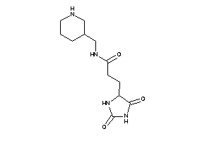 3-(2,5-diketoimidazolidin-4-yl)-N-(3-piperidylmethyl)propionamide