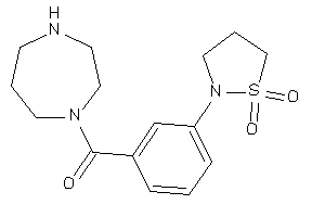 1,4-diazepan-1-yl-[3-(1,1-diketo-1,2-thiazolidin-2-yl)phenyl]methanone