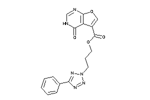 4-keto-3H-furo[2,3-d]pyrimidine-5-carboxylic Acid 3-(5-phenyltetrazol-2-yl)propyl Ester