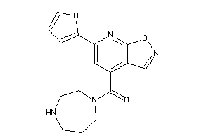 1,4-diazepan-1-yl-[6-(2-furyl)isoxazolo[5,4-b]pyridin-4-yl]methanone