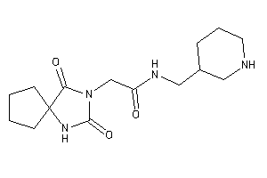 2-(2,4-diketo-1,3-diazaspiro[4.4]nonan-3-yl)-N-(3-piperidylmethyl)acetamide