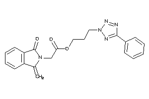 2-(1-keto-3-methylene-isoindolin-2-yl)acetic Acid 3-(5-phenyltetrazol-2-yl)propyl Ester