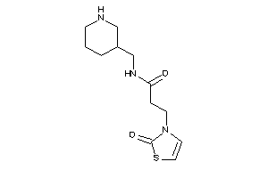 3-(2-keto-4-thiazolin-3-yl)-N-(3-piperidylmethyl)propionamide