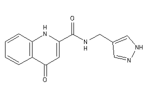 4-keto-N-(1H-pyrazol-4-ylmethyl)-1H-quinoline-2-carboxamide