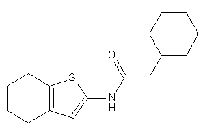 2-cyclohexyl-N-(4,5,6,7-tetrahydrobenzothiophen-2-yl)acetamide