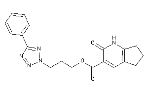 Image of 2-keto-1,5,6,7-tetrahydro-1-pyrindine-3-carboxylic Acid 3-(5-phenyltetrazol-2-yl)propyl Ester