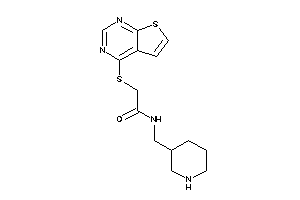 N-(3-piperidylmethyl)-2-(thieno[2,3-d]pyrimidin-4-ylthio)acetamide