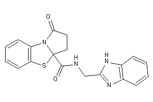 N-(1H-benzimidazol-2-ylmethyl)-1-keto-2,3-dihydropyrrolo[2,1-b][1,3]benzothiazole-3a-carboxamide