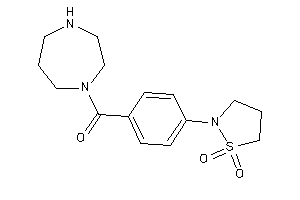 1,4-diazepan-1-yl-[4-(1,1-diketo-1,2-thiazolidin-2-yl)phenyl]methanone