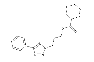 1,4-dioxane-2-carboxylic Acid 3-(5-phenyltetrazol-2-yl)propyl Ester