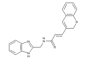 N-(1H-benzimidazol-2-ylmethyl)-3-(2H-chromen-3-yl)acrylamide