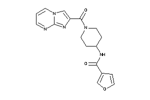 N-[1-(imidazo[1,2-a]pyrimidine-2-carbonyl)-4-piperidyl]-3-furamide