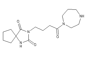 Image of 3-[4-(1,4-diazepan-1-yl)-4-keto-butyl]-1,3-diazaspiro[4.4]nonane-2,4-quinone