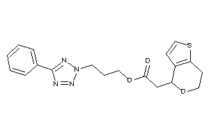 Image of 2-(6,7-dihydro-4H-thieno[3,2-c]pyran-4-yl)acetic Acid 3-(5-phenyltetrazol-2-yl)propyl Ester