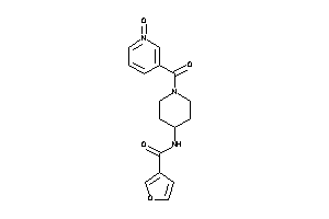 N-[1-(1-ketonicotinoyl)-4-piperidyl]-3-furamide