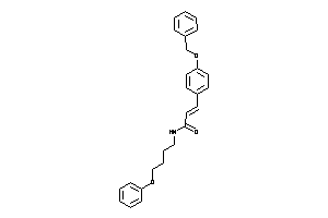 Image of 3-(4-benzoxyphenyl)-N-(4-phenoxybutyl)acrylamide