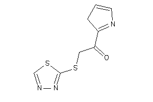 1-(3H-pyrrol-2-yl)-2-(1,3,4-thiadiazol-2-ylthio)ethanone