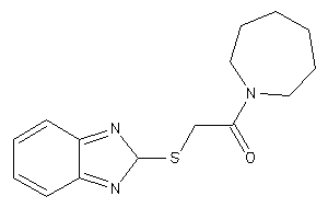 1-(azepan-1-yl)-2-(2H-benzimidazol-2-ylthio)ethanone