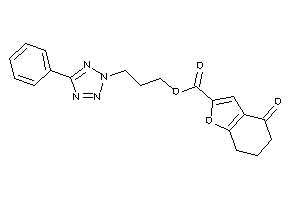 4-keto-6,7-dihydro-5H-benzofuran-2-carboxylic Acid 3-(5-phenyltetrazol-2-yl)propyl Ester