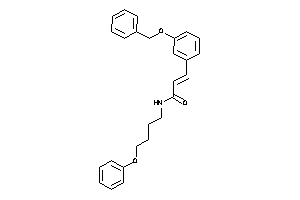 3-(3-benzoxyphenyl)-N-(4-phenoxybutyl)acrylamide