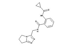 2-(cyclopropanecarbonylamino)-N-(6,7-dihydro-5H-pyrrolo[2,1-c][1,2,4]triazol-3-ylmethyl)benzamide