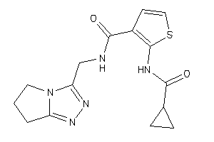 2-(cyclopropanecarbonylamino)-N-(6,7-dihydro-5H-pyrrolo[2,1-c][1,2,4]triazol-3-ylmethyl)thiophene-3-carboxamide