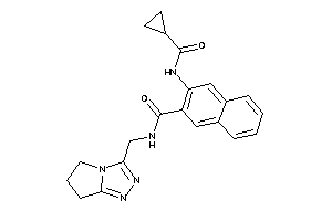 3-(cyclopropanecarbonylamino)-N-(6,7-dihydro-5H-pyrrolo[2,1-c][1,2,4]triazol-3-ylmethyl)-2-naphthamide