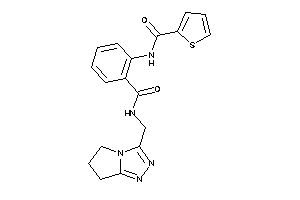 N-[2-(6,7-dihydro-5H-pyrrolo[2,1-c][1,2,4]triazol-3-ylmethylcarbamoyl)phenyl]thiophene-2-carboxamide