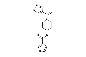 N-[1-(isothiazole-4-carbonyl)-4-piperidyl]-3-furamide